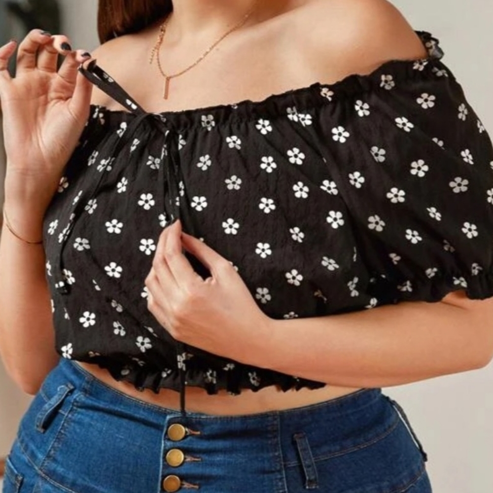 Floral crop top